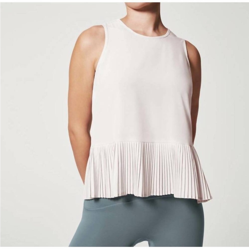 NWT Spanx Yes Pleats Tank